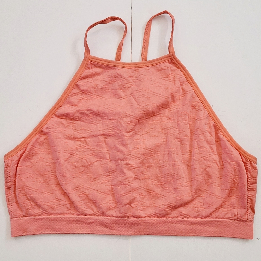 Coral crop top